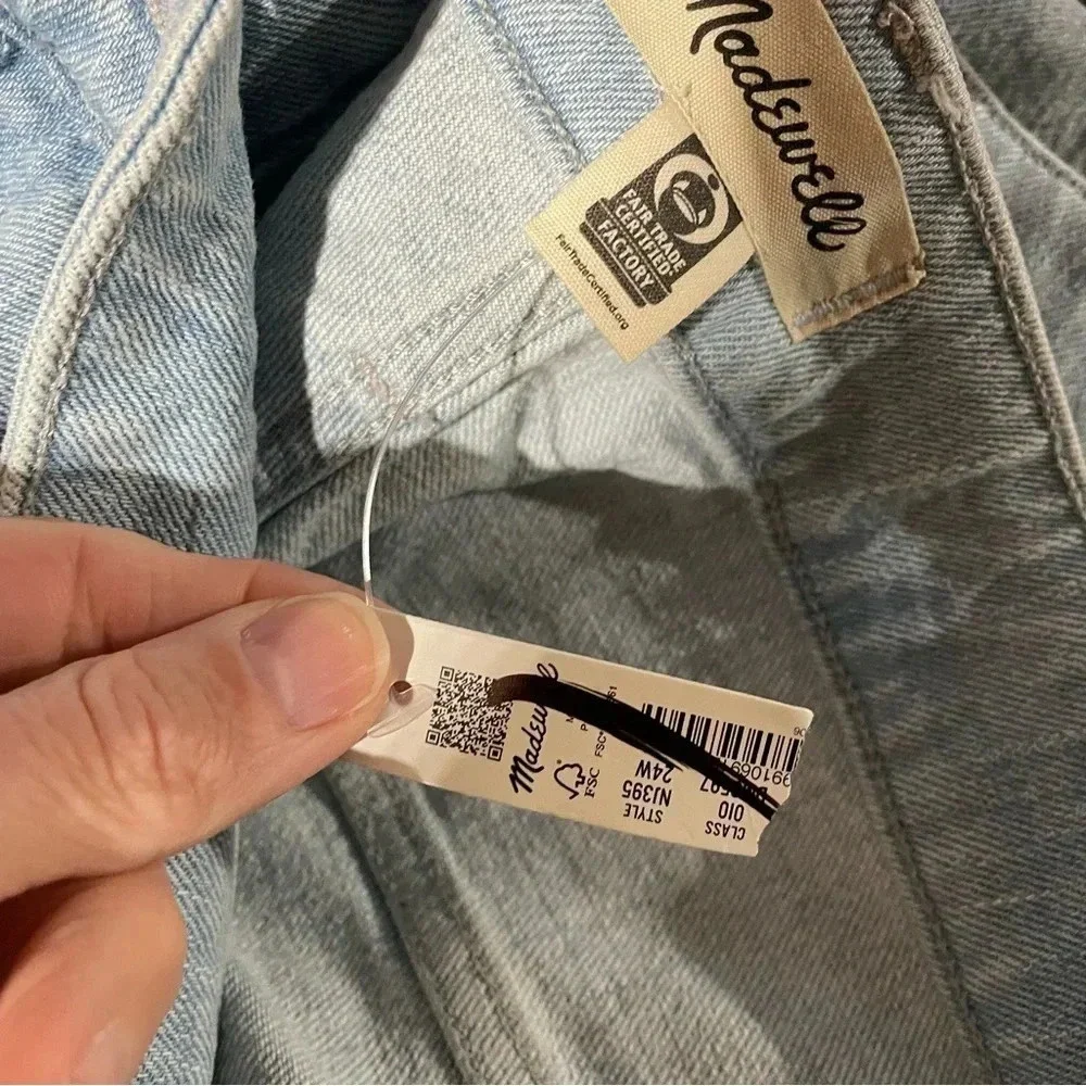 New Madewell The Plus Perfect Vintage Wide Leg Crop Jean